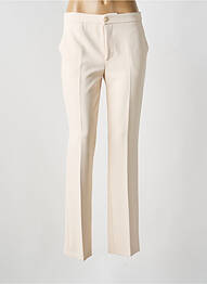 Pantalon drept țesătură crep mărime normală bej TWINSET femme