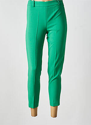 Pantalon 7/8 talie înaltă talie înaltă verde KOCCA femeie