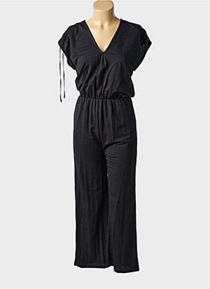 Salopetă-pantalon mâneci scurte mâneci scurte negru SCORZZO femeie