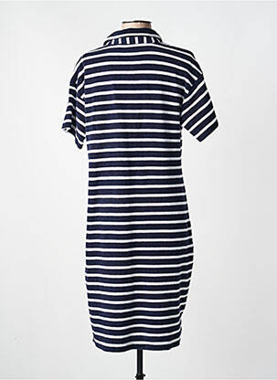 Rochie midi mâneci scurte mâneci scurte albastru OUI femeie