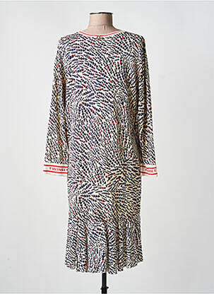 Rochie midi mâneci lungi mâneci lungi bej TWINSET femeie