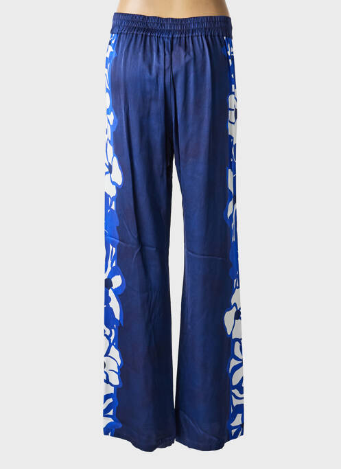 Pantalon larg albastru CAROLINE BISS femeie