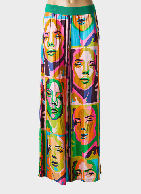 Pantalon larg verde CAROLINE BISS femeie