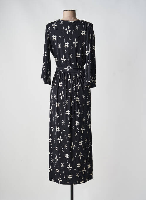 Rochie lungă negru AU SOLEIL DE ST TROPEZ femeie