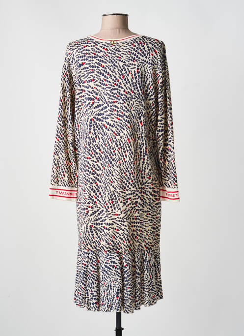 Rochie midi bej TWINSET femeie