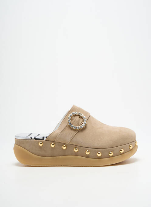 Mulete/Saboți bej VADDIA femeie