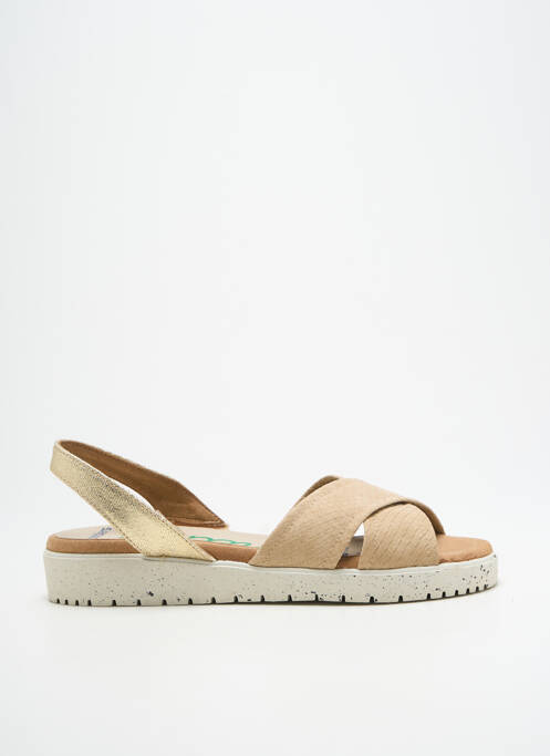 Sandale/Pantofi decupați auriu WONDERS femeie