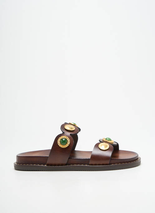 Mulete/Saboți maro KOTRIS femeie