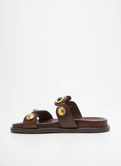 Mulete/Saboți maro KOTRIS femeie