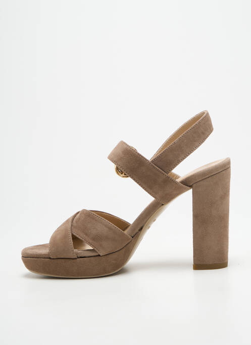 Sandale/Pantofi decupați maro NERO GIARDINI femeie