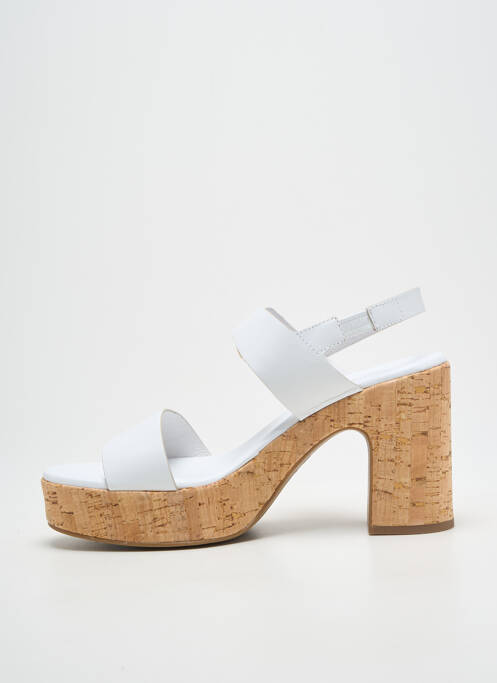 Sandale/Pantofi decupați alb NERO GIARDINI femeie