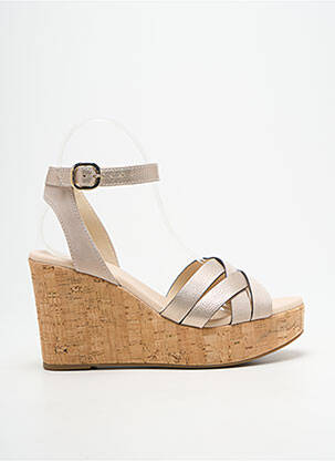 Sandale/Pantofi decupați auriu NERO GIARDINI femeie