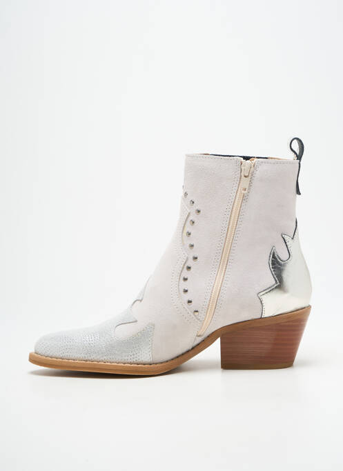 Botine/Ghete argintiu CASTA femeie