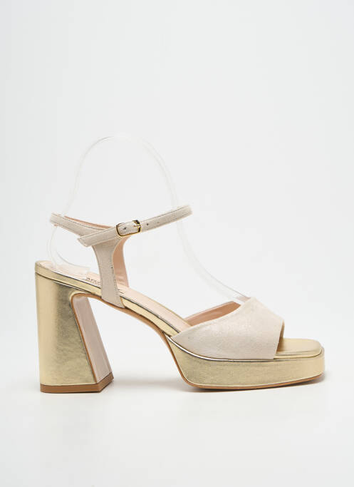 Sandale/Pantofi decupați auriu LARA MAY femeie