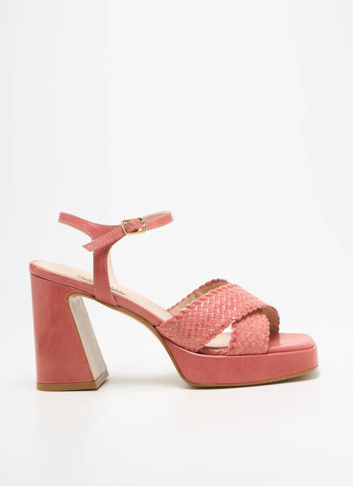 Sandale/Pantofi decupați roz LARA MAY femeie