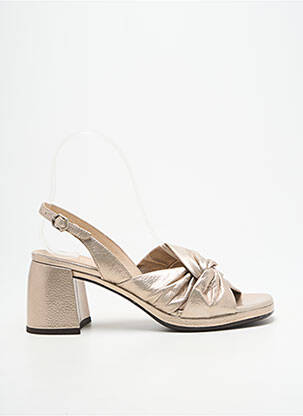 Sandale/Pantofi decupați auriu WONDERS femeie