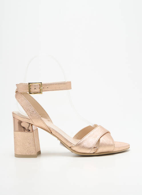 Sandale/Pantofi decupați auriu NERO GIARDINI femeie