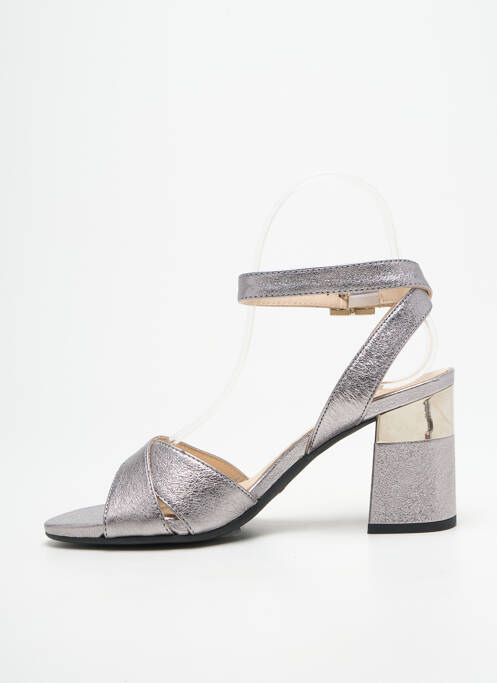 Sandale/Pantofi decupați argintiu NERO GIARDINI femeie