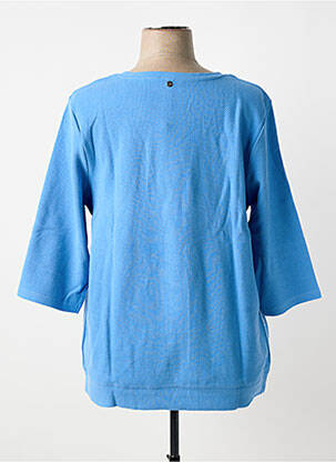 Tricou croială dreaptă mâneci scurte albastru SHEEGO femeie