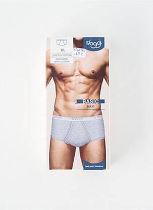 Boxer elasticitate gri SLOGGI bărbat