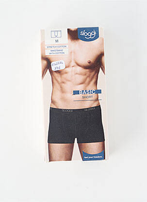 Boxer elastic în talie negru SLOGGI bărbat