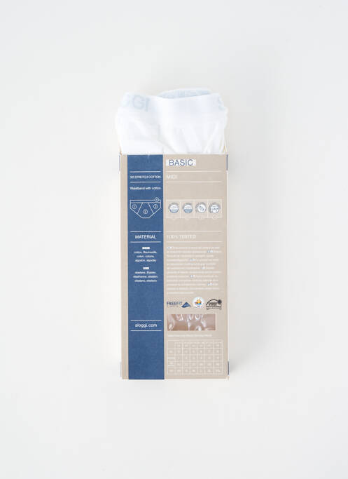 Boxer alb SLOGGI bărbat