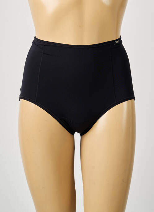 Chilot modelator efect material satinat negru AVET femme