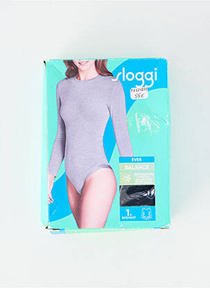 Body de lenjerie elasticitate negru SLOGGI femeie