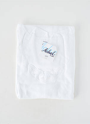 Top/caraco elasticitate alb ACHEL femme