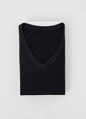 Tricou elasticitate mâneci scurte negru SET homme