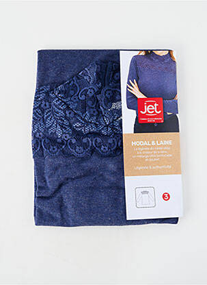 Top/caraco elasticitate albastru JET femme