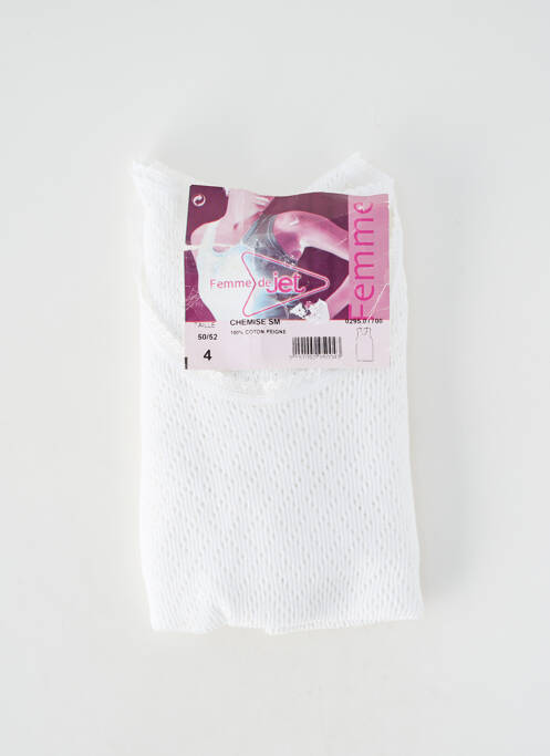 Top/caraco elasticitate alb JET femme