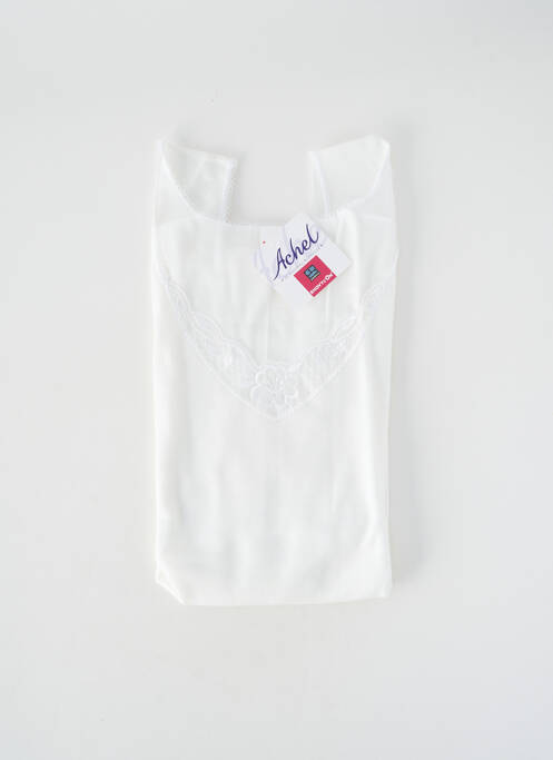 Top/caraco elasticitate alb ACHEL femme
