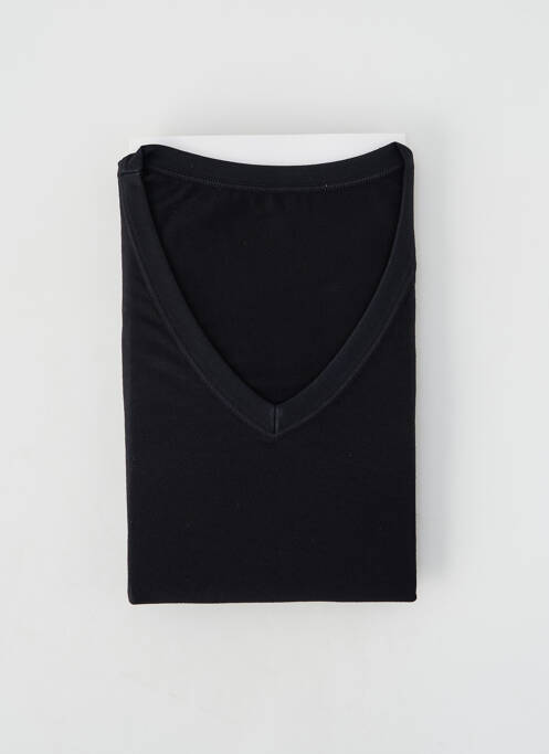 Tricou elasticitate mâneci scurte negru SET homme