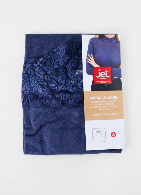 Top/caraco elasticitate albastru JET femme