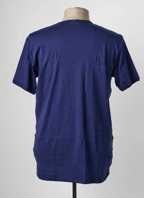 Tricou elasticitate mâneci scurte albastru JET homme