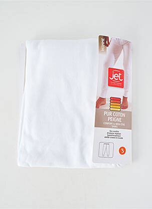 Colant țesătură jersey mărime normală alb JET homme