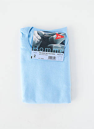 Tricou elasticitate mâneci scurte albastru JET homme