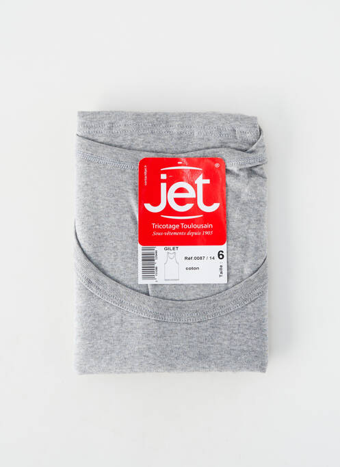 Maiou croială dreaptă fără mâneci gri JET homme