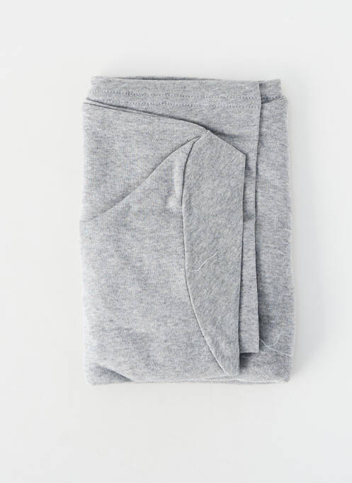 Tricou croială ajustată mâneci scurte gri JET homme