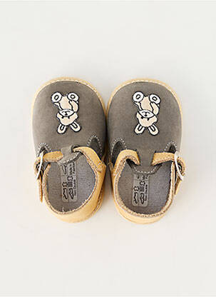 Papuci/Pantofi de casă gri CHAUSS'COEUR băiat