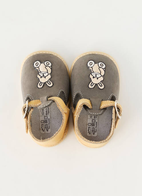 Papuci/Pantofi de casă gri CHAUSS'COEUR băiat