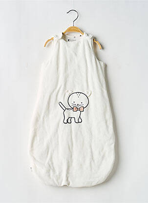Sac de dormit alb P'TIT BISOU fille