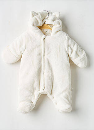 Salopetă-pantalon croială cambrată mâneci lungi bej P'TIT BISOU enfant