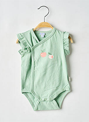 Body de lenjerie elasticitate verde P'TIT BISOU fille