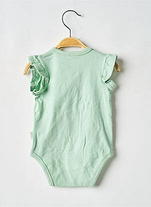 Body de lenjerie elasticitate verde P'TIT BISOU fată