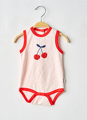 Body de lenjerie elasticitate roz P'TIT BISOU fille