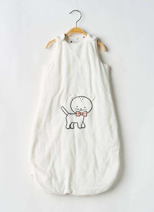 Sac de dormit alb P'TIT BISOU fille