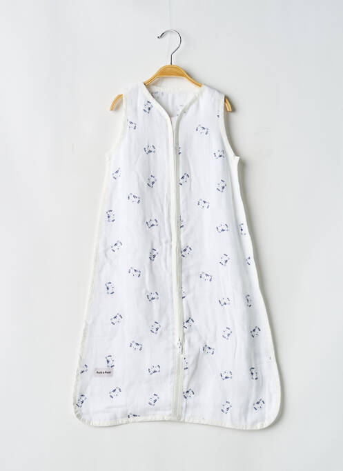 Sac de dormit alb P'TIT BISOU garcon