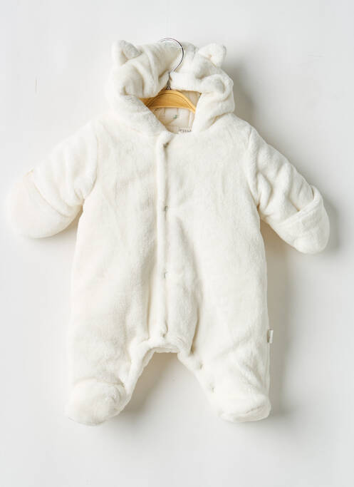 Salopetă-pantalon croială cambrată mâneci lungi bej P'TIT BISOU enfant